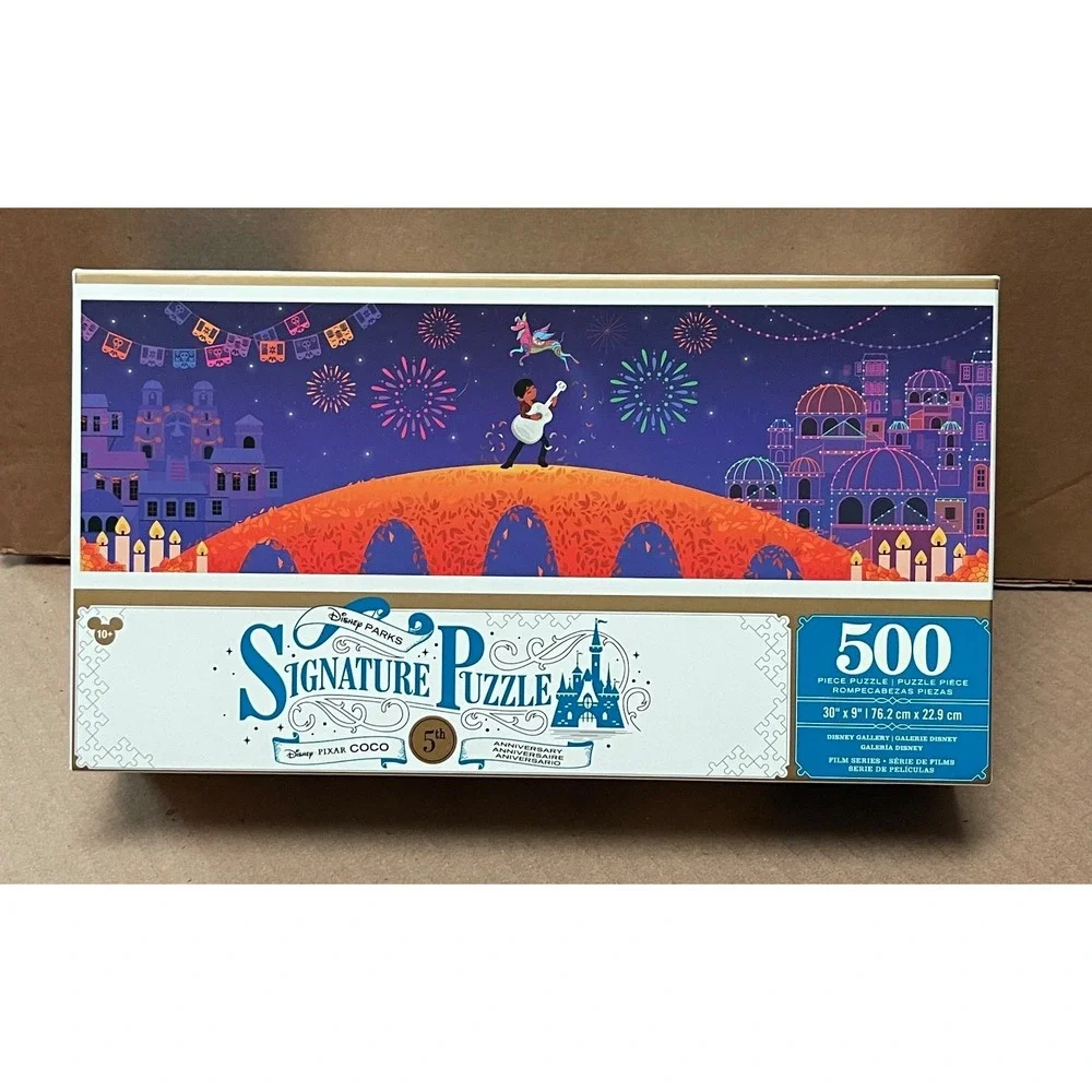 2023 Disney Parks‎ Pixar Coco 5th Anniversary 500 Pc Signature Jigsaw Puzzle NEW